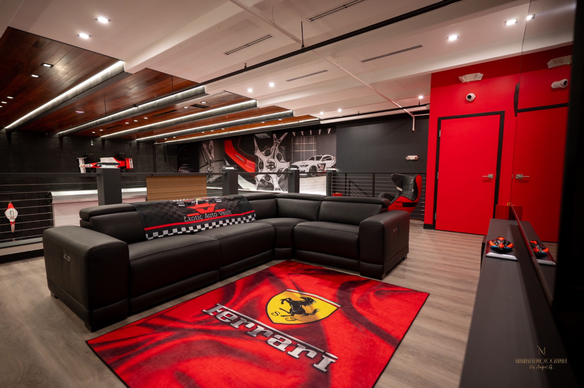 Brand photography inside a showroom