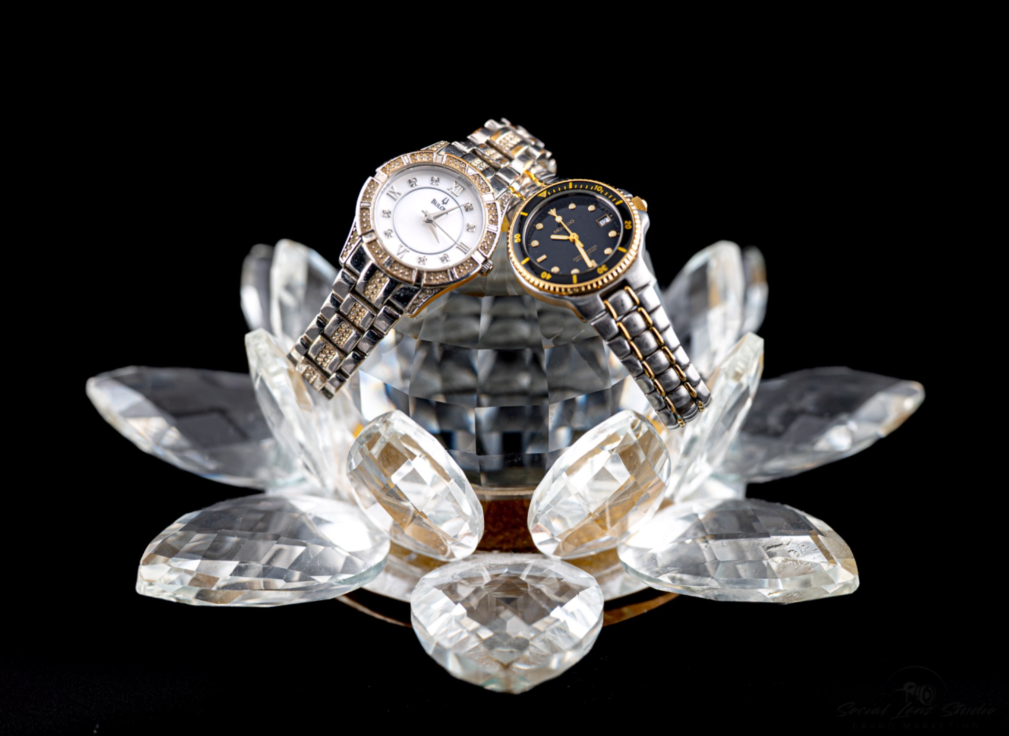 Watches photographed for a brand